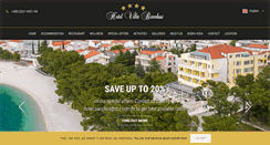 Desktop Screenshot of hotel-bacchus.hr